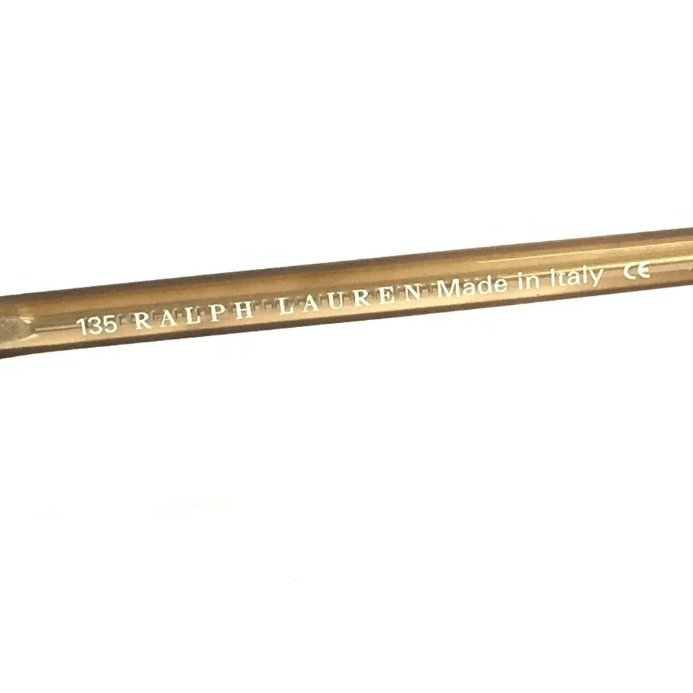 Vintage Ralph Lauren Petites Eyeglasses Frames RL678 OP2R Brown Gold 50-20-135